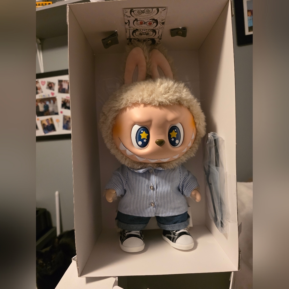 POP MART THE MONSTERS - FLIP WITH ME Vinyl Plush Doll Action Figure: